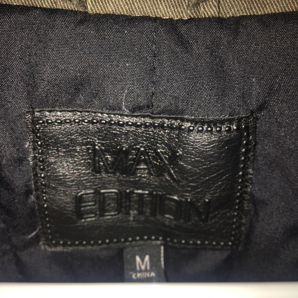 Green and black pleather fashionable jacket - Picture 2 of 7